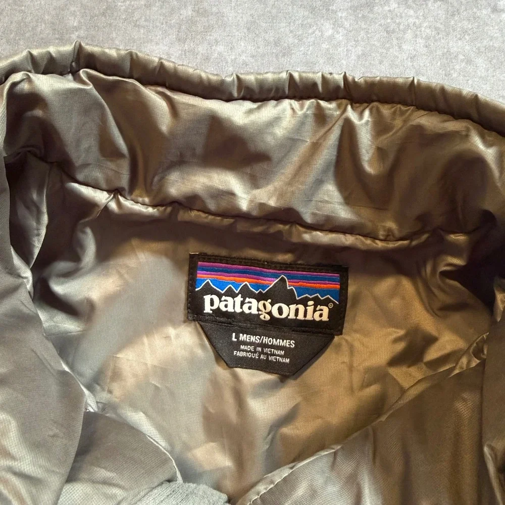Patagonia Mens Nano Puff Insulated Jacket Large Grey SCA Physician Embroidery